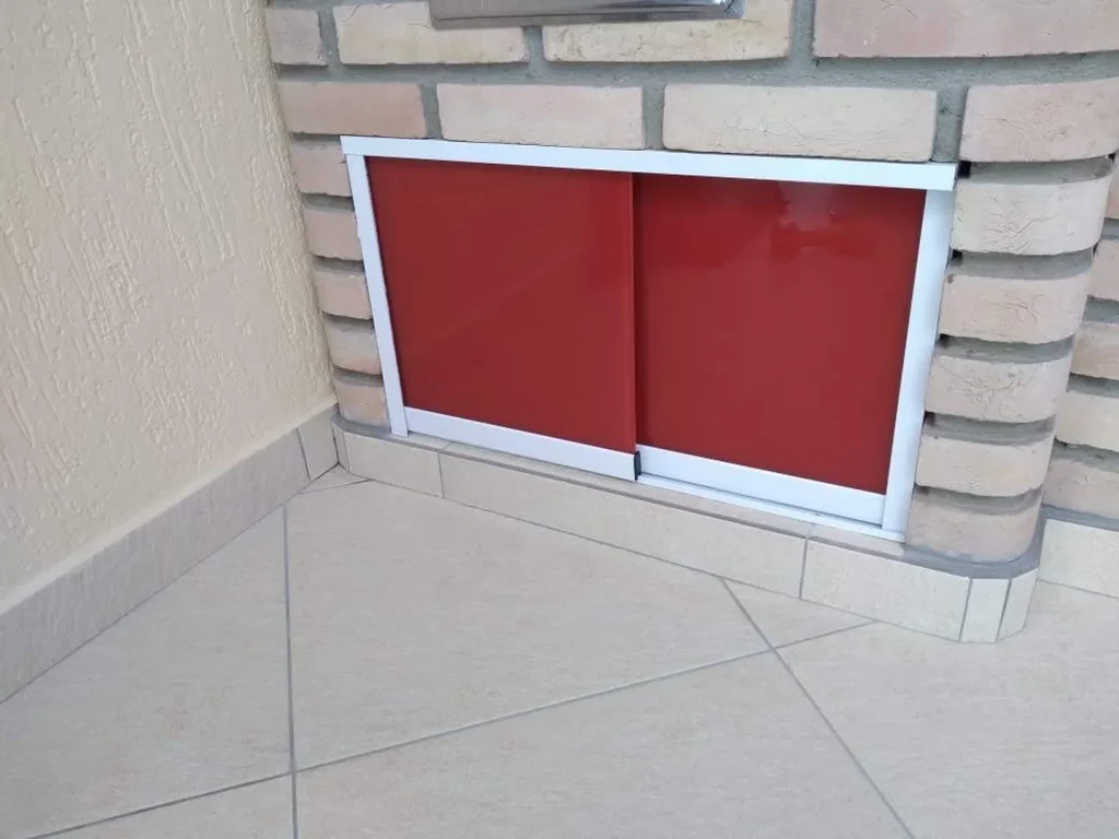 Obra em vidro Lumini Vidros